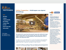 Tablet Screenshot of paltian-treppenbau.de